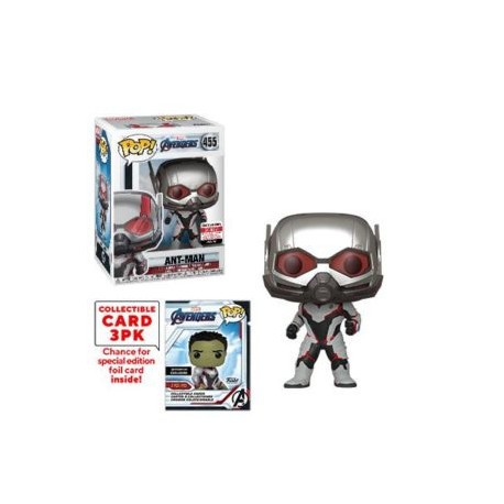 FUNKO POP! ANT-MAN AVENGERS END GAME 455 EE EXCLUSIVE WITH CARDS