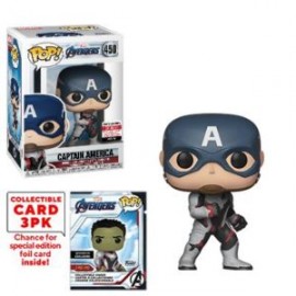 FUNKO POP! CAPTAIN AMERICA AVENGERS END GAME 450 EE EXCLUSIVE WITH CARDS