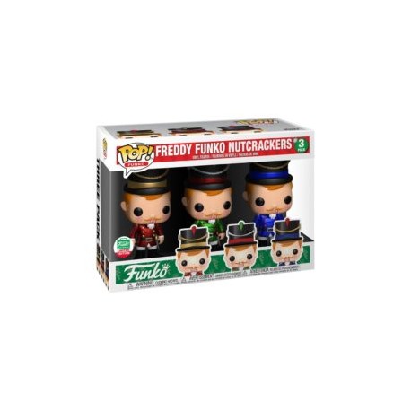 FUNKO POP! FREDDY FUNKO NUTCRACKER 3-PACK