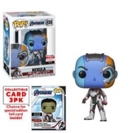 FUNKO POP! NEBULA AVENGERS END GAME 456 EE EXCLUSIVE WITH CARDS