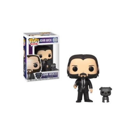 FUNKO POP! JHON WICK, JHON WICK WHIT DOG 580