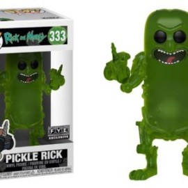 FUNKO POP! PICKLE RICK (TRANSLUCENT) 333