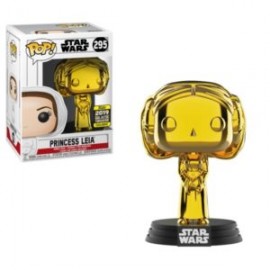 FUNKO POP! PRINCESS LEIA (GOLD CHROME) 295