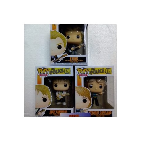 FUNKO POP! SET THE POLICE: STING, ANDY SUMMERS & STEWART COPELAND